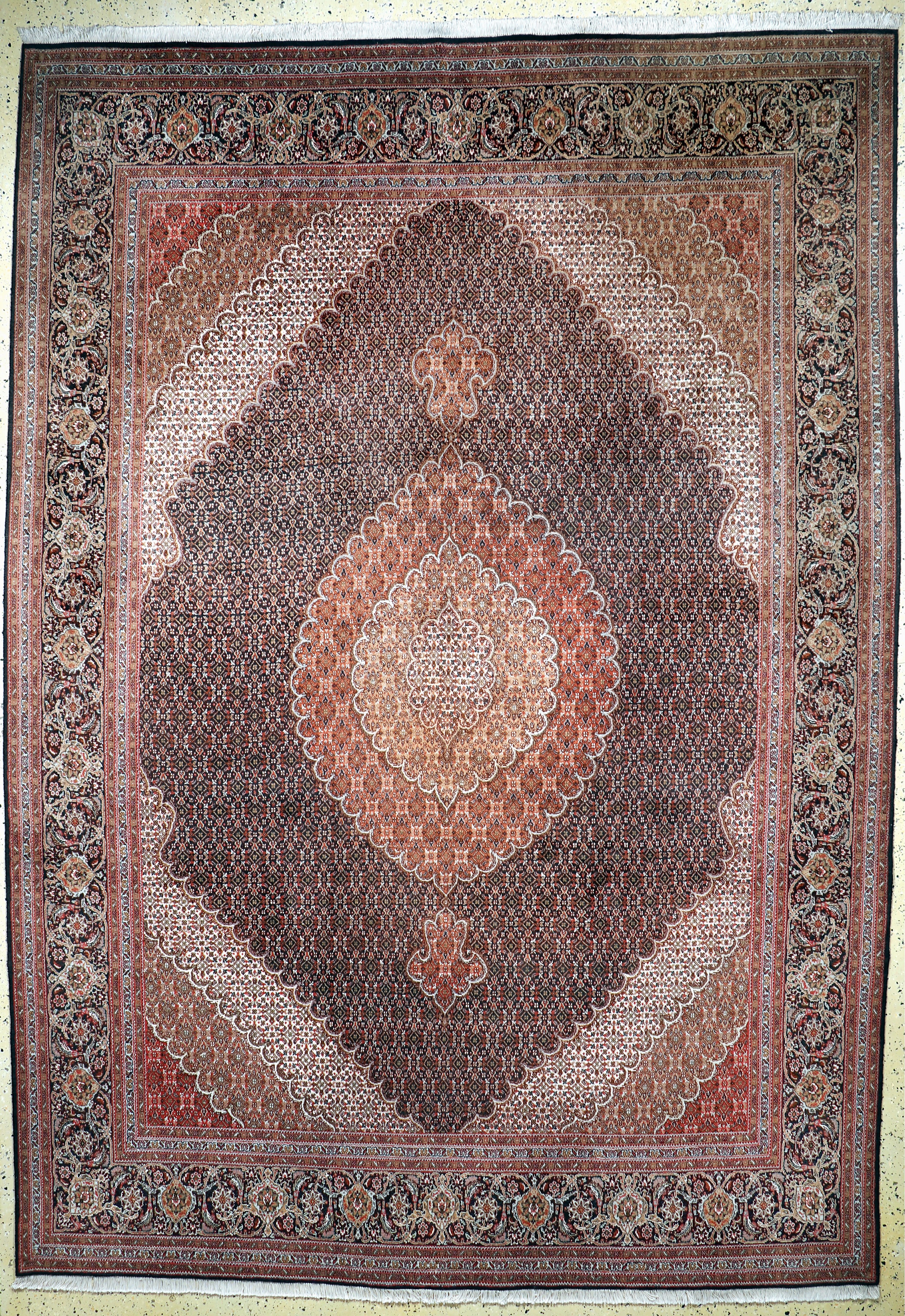 Image 27115200 - Täbriz(40 Raj), Persien, Ende 20.Jhd, Wolleauf Baumwolle, ca. 360 x 255 cm, EHZ: 2 ...