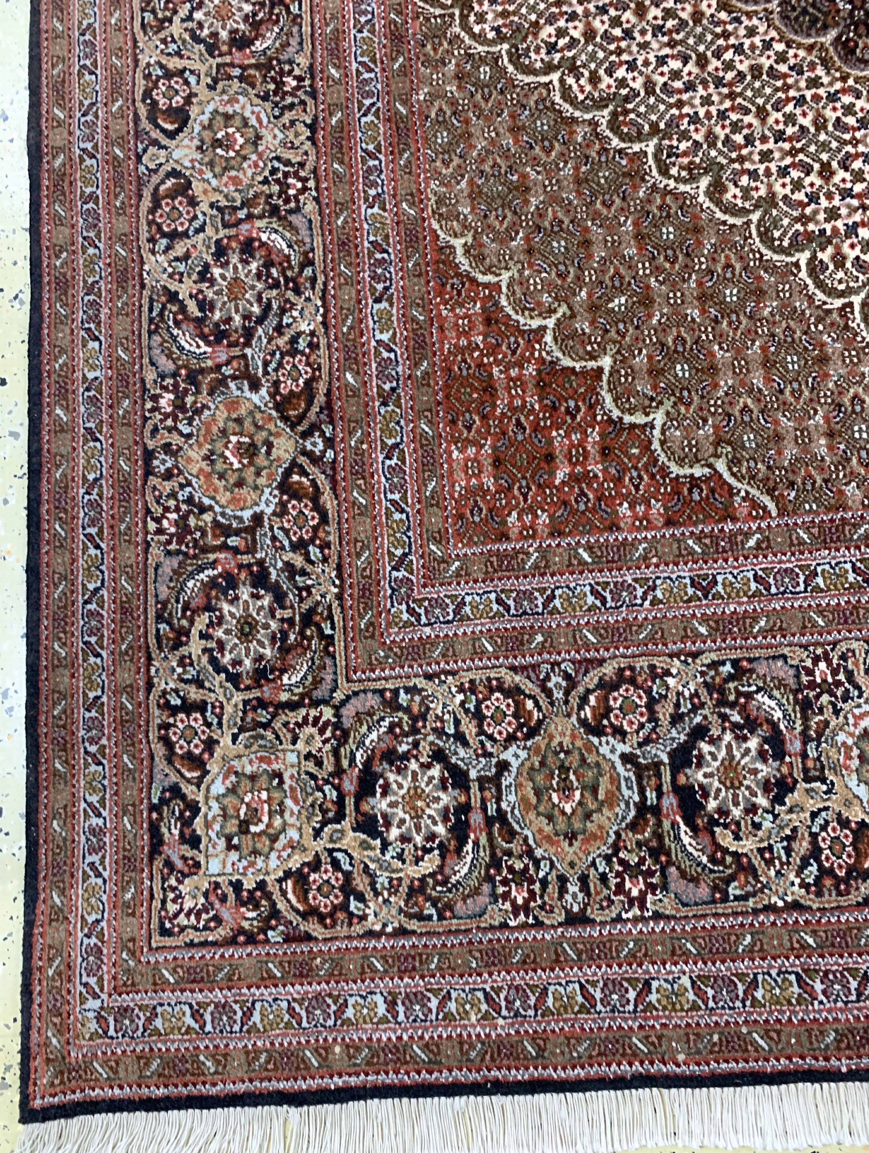 Detail c: Täbriz(40 Raj), Persien, Ende 20.Jhd, Wolleauf Baumwolle, ca. 360 x 255 cm, EHZ: 2