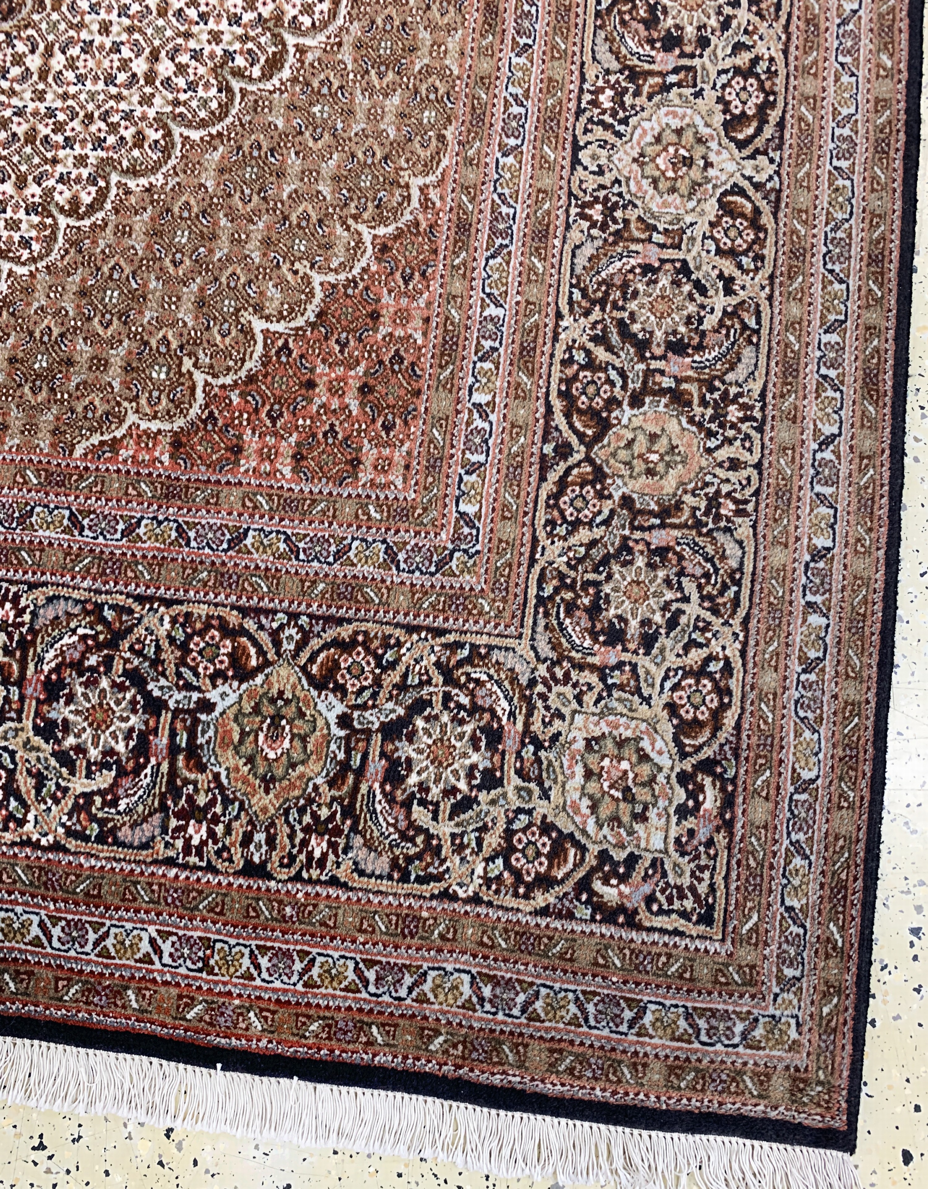 Detail g: Täbriz(40 Raj), Persien, Ende 20.Jhd, Wolleauf Baumwolle, ca. 360 x 255 cm, EHZ: 2