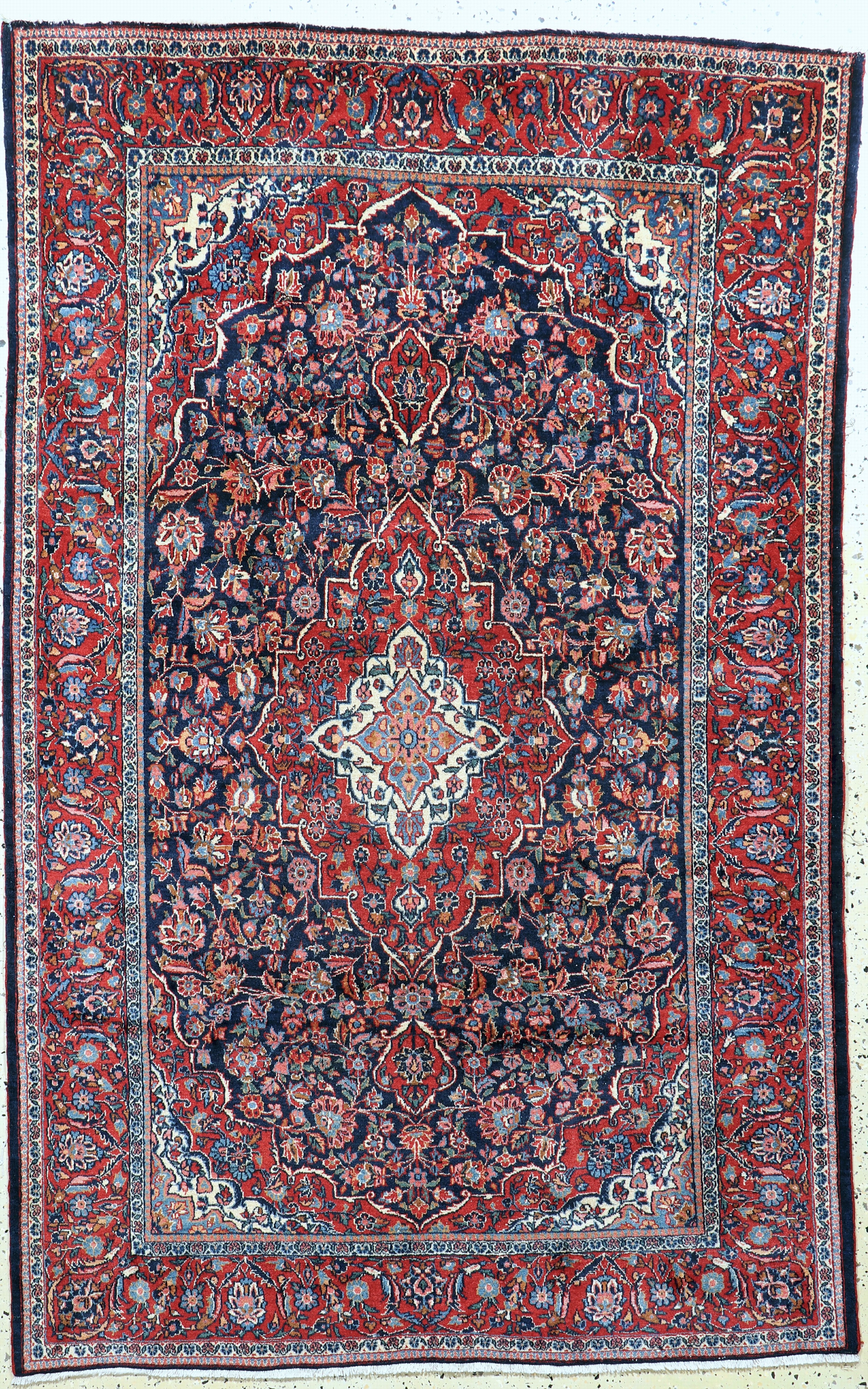 Image 27115201 - Keschan Kork, Persien, Anfang 20.Jhd, Korkwolle auf Baumwolle, ca. 209 x 132 cm, ...