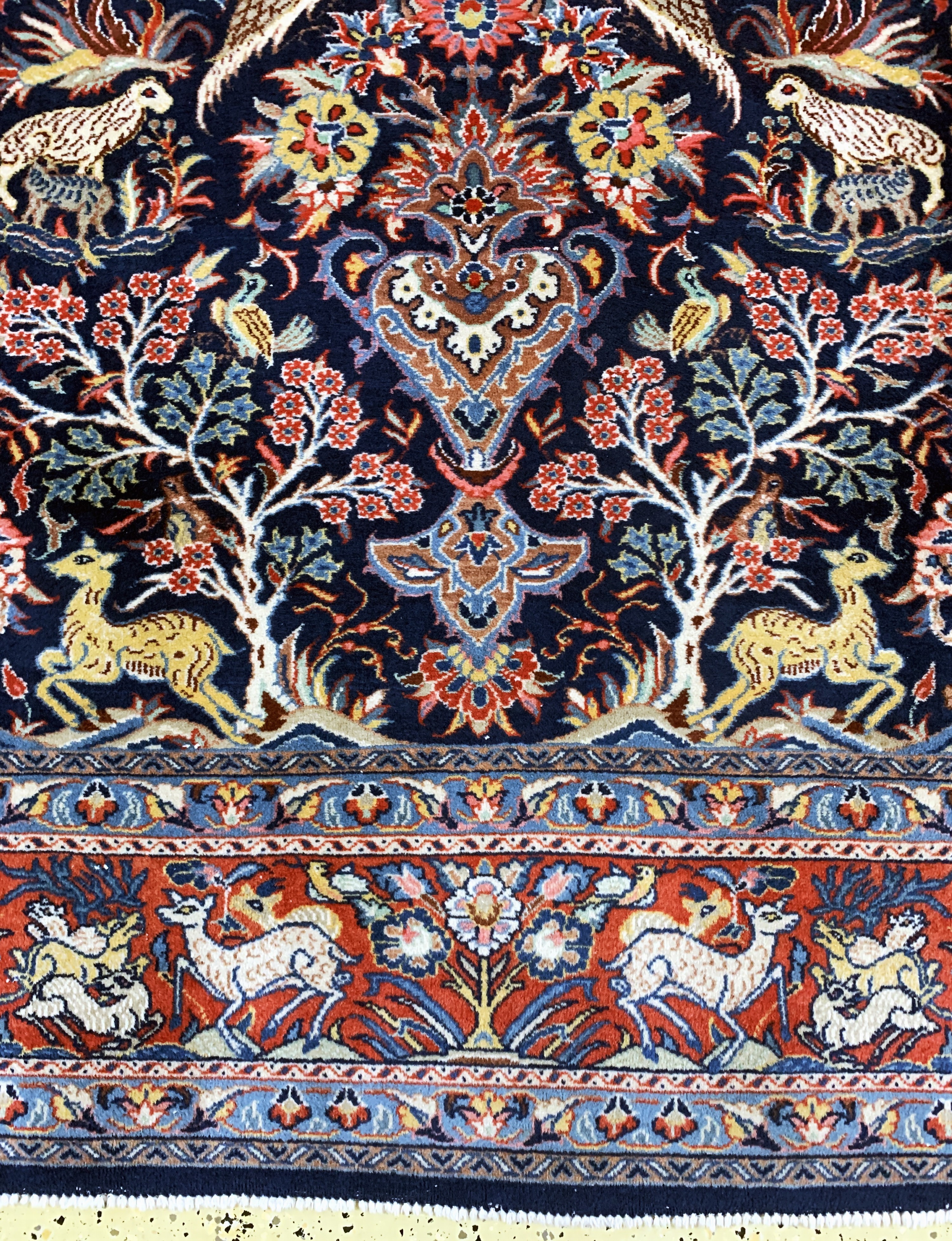 Detail b: Sarogh, Persien, Mitte 20.Jhd, Wolle auf Baumwolle, ca. 353 x 253 cm, EHZ: 2