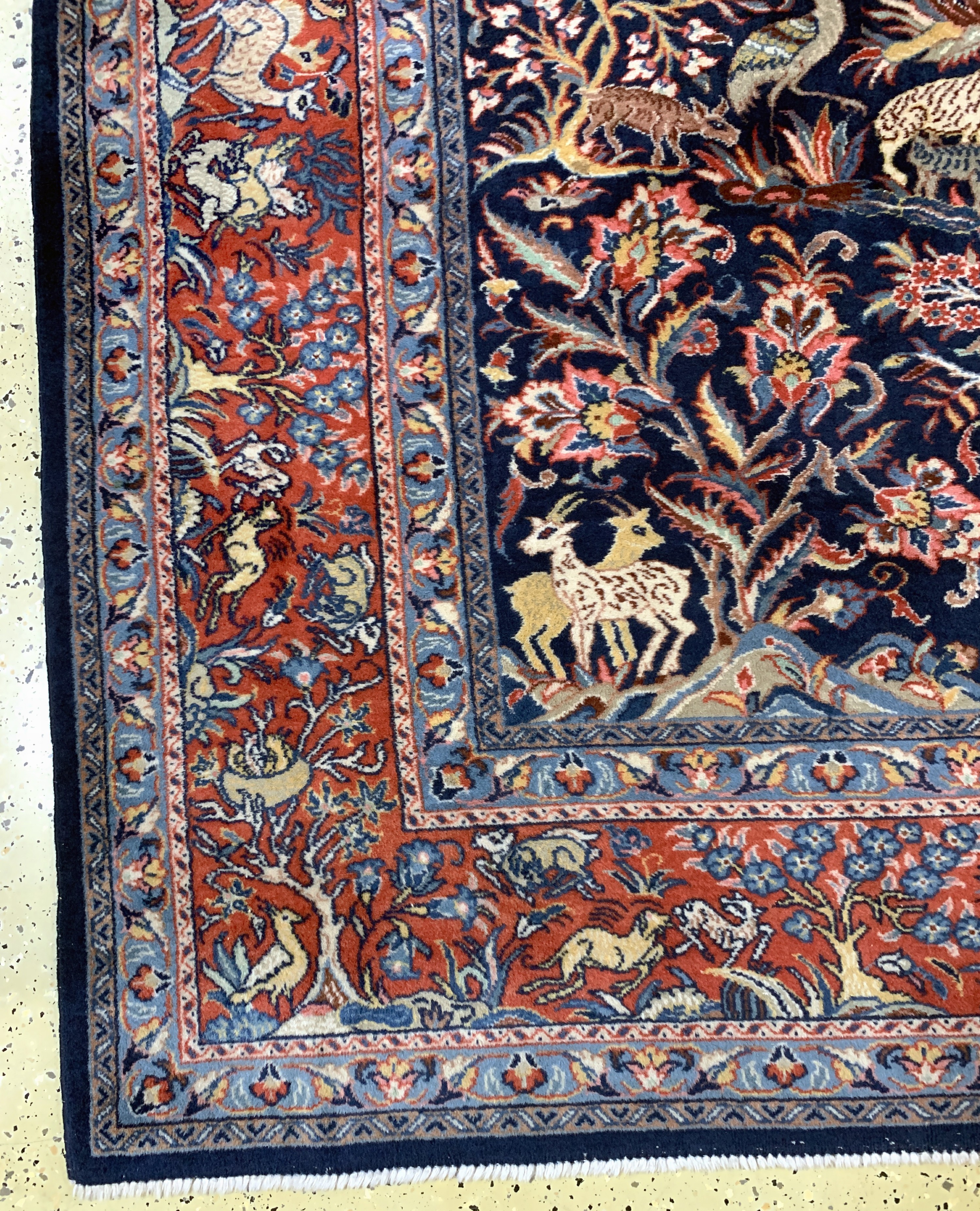 Detail c: Sarogh, Persien, Mitte 20.Jhd, Wolle auf Baumwolle, ca. 353 x 253 cm, EHZ: 2