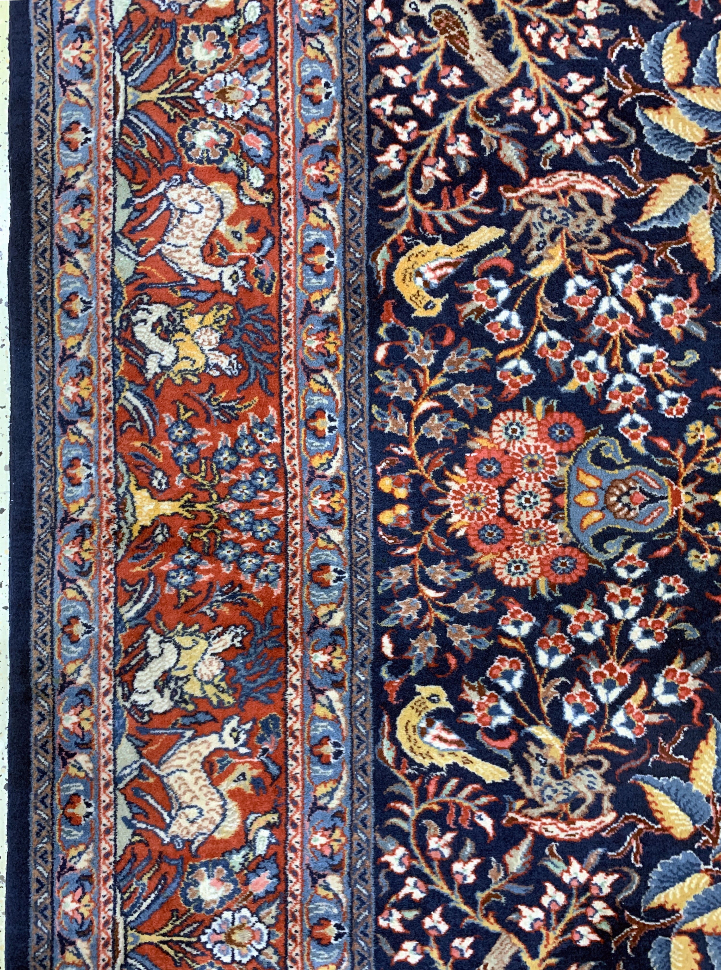 Detail d: Sarogh, Persien, Mitte 20.Jhd, Wolle auf Baumwolle, ca. 353 x 253 cm, EHZ: 2