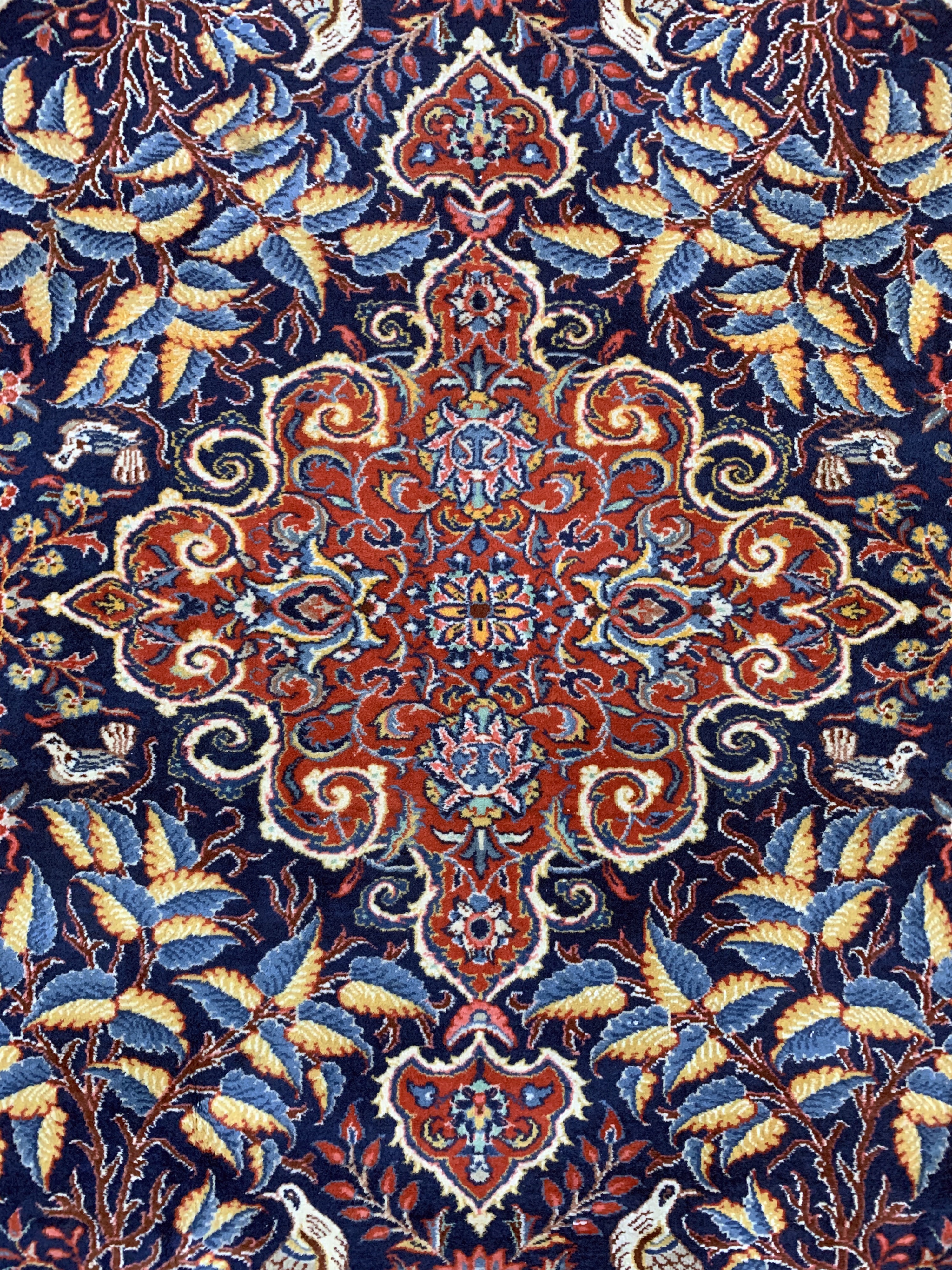 Detail e: Sarogh, Persien, Mitte 20.Jhd, Wolle auf Baumwolle, ca. 353 x 253 cm, EHZ: 2
