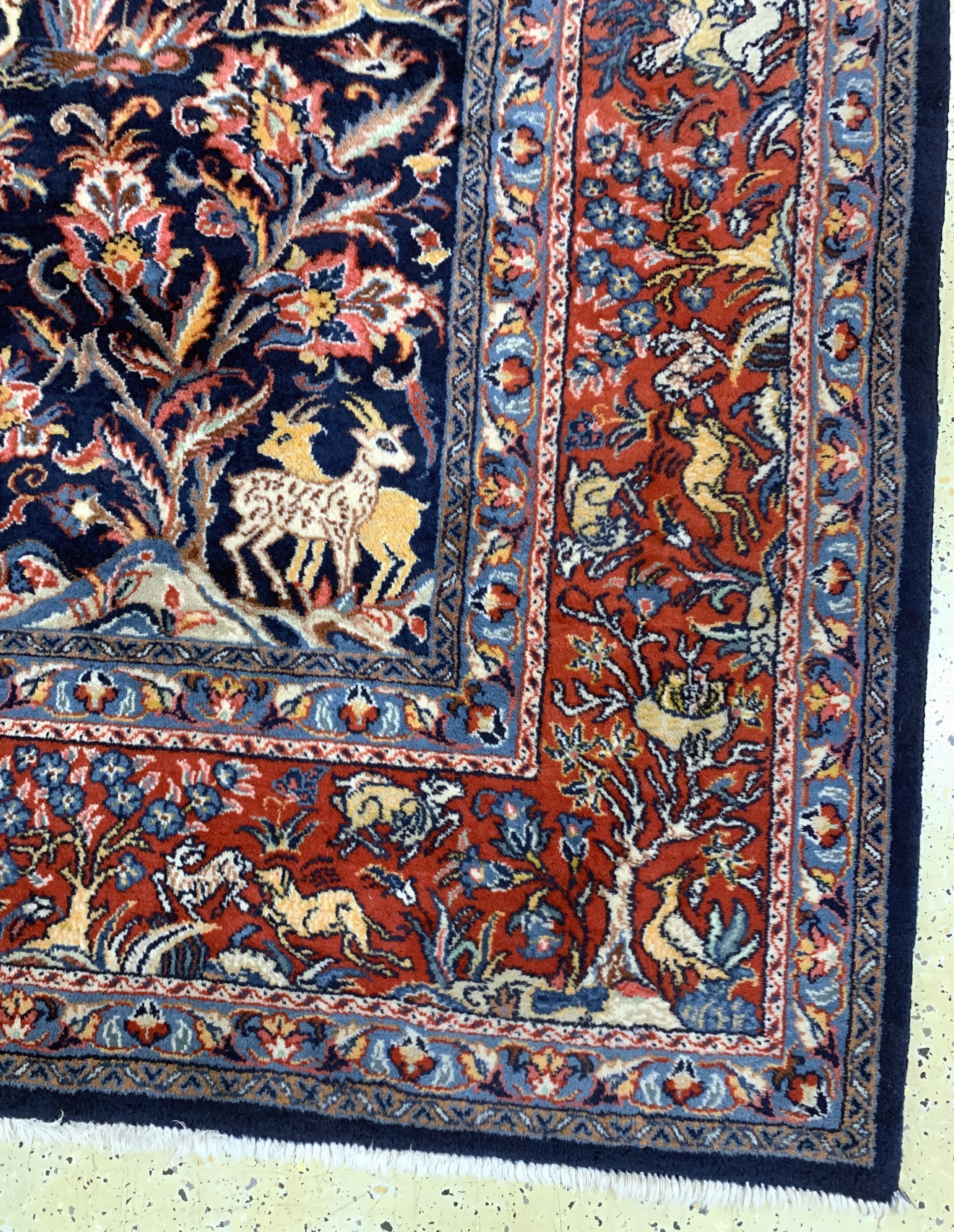 Detail g: Sarogh, Persien, Mitte 20.Jhd, Wolle auf Baumwolle, ca. 353 x 253 cm, EHZ: 2