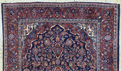 27115201d - Keschan Kork, Persien, Anfang 20.Jhd, Korkwolle auf Baumwolle, ca. 209 x 132 cm, ...