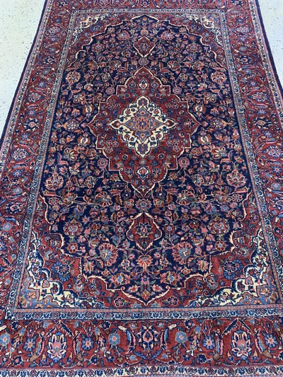 27115201e - Keschan Kork, Persien, Anfang 20.Jhd, Korkwolle auf Baumwolle, ca. 209 x 132 cm, ...