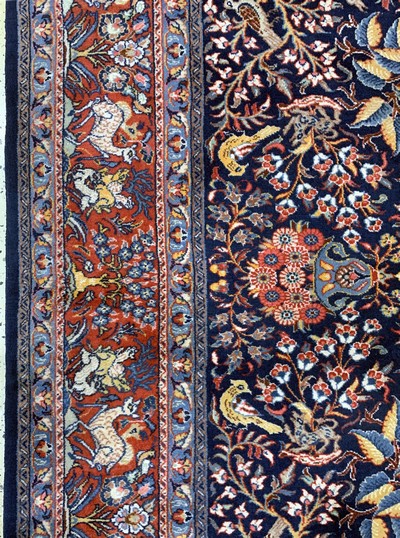 27115207d - Sarogh, Persien, Mitte 20.Jhd, Wolle auf Baumwolle, ca. 353 x 253 cm, EHZ: 2 ...