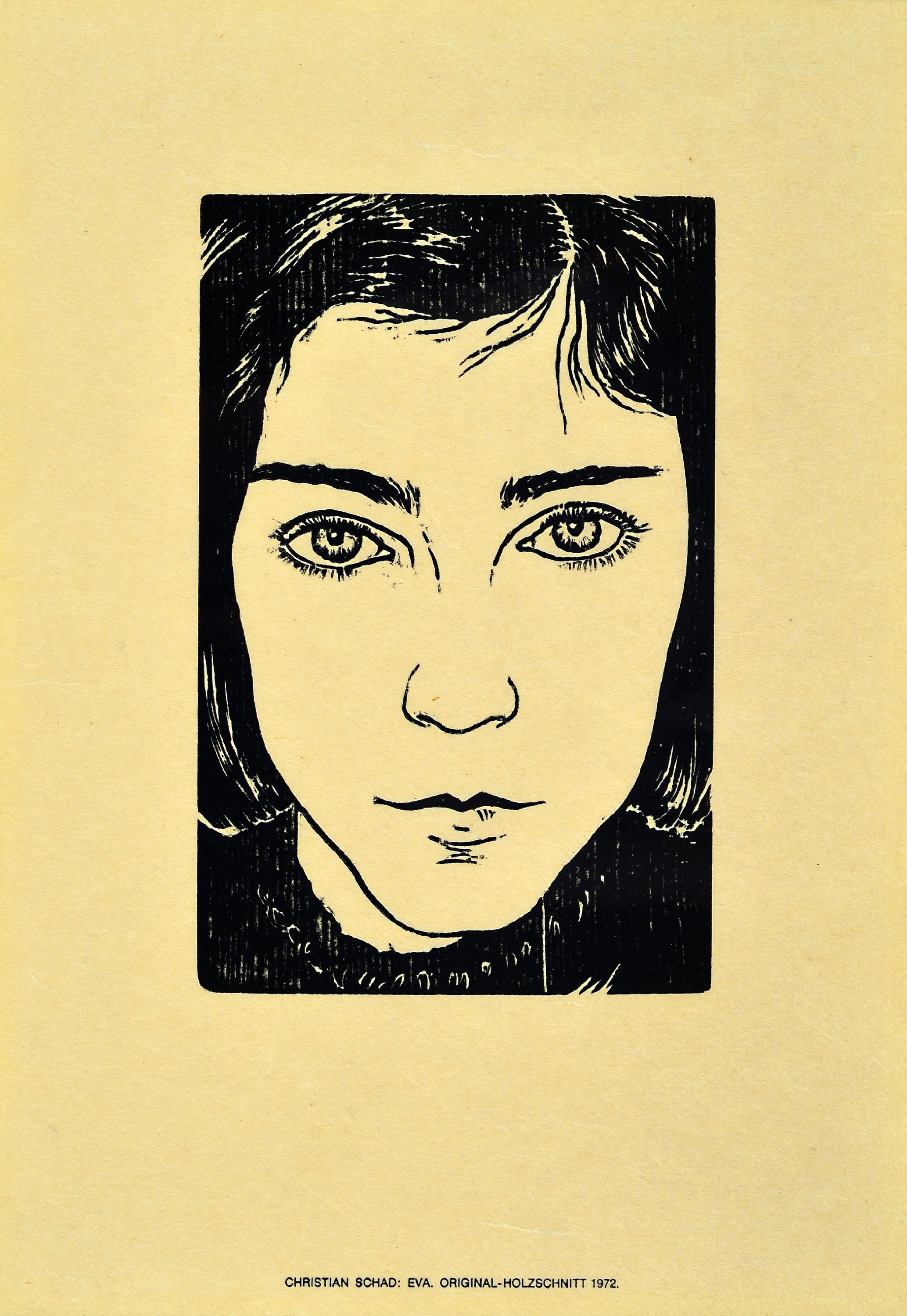 Detail a: Christian Schad, 1894-1982, 2 druckgrafischeWerke: Radierung, "Bettina", 1970, Ed. 53/100,handsigniert und betitelt, unter Glas gerahmt ...