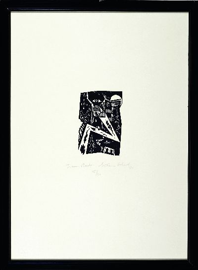27115336k - Christian Schad, 1894-1982, Holzschnitt, ´Traumstadt´, 1964, Ed. 35/38, handsigniert und ...