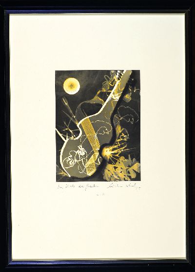 27115349k - Christian Schad, 1894-1982, Schadographie, ´Die Viola da Gamba´ aus dem Portfolio ...