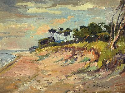 Image Karl Miersch, 1894-1969 Leipzig, Am Darss (Studie), rückseitig so betitelt, ...