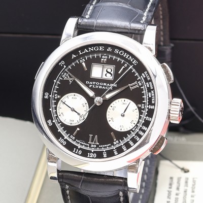 27115451a - A. LANGE & SÖHNE Schaltradchronograph Datograph Flyback in Platin Referenz 403.035, ...