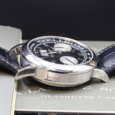 27115451e - A. LANGE & SÖHNE Schaltradchronograph Datograph Flyback in Platin Referenz 403.035, ...