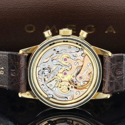 27115455f - OMEGA Seamaster seltener Schaltradchronograph in GG 585/000 Referenz 105.001 Kaliber 321, ...