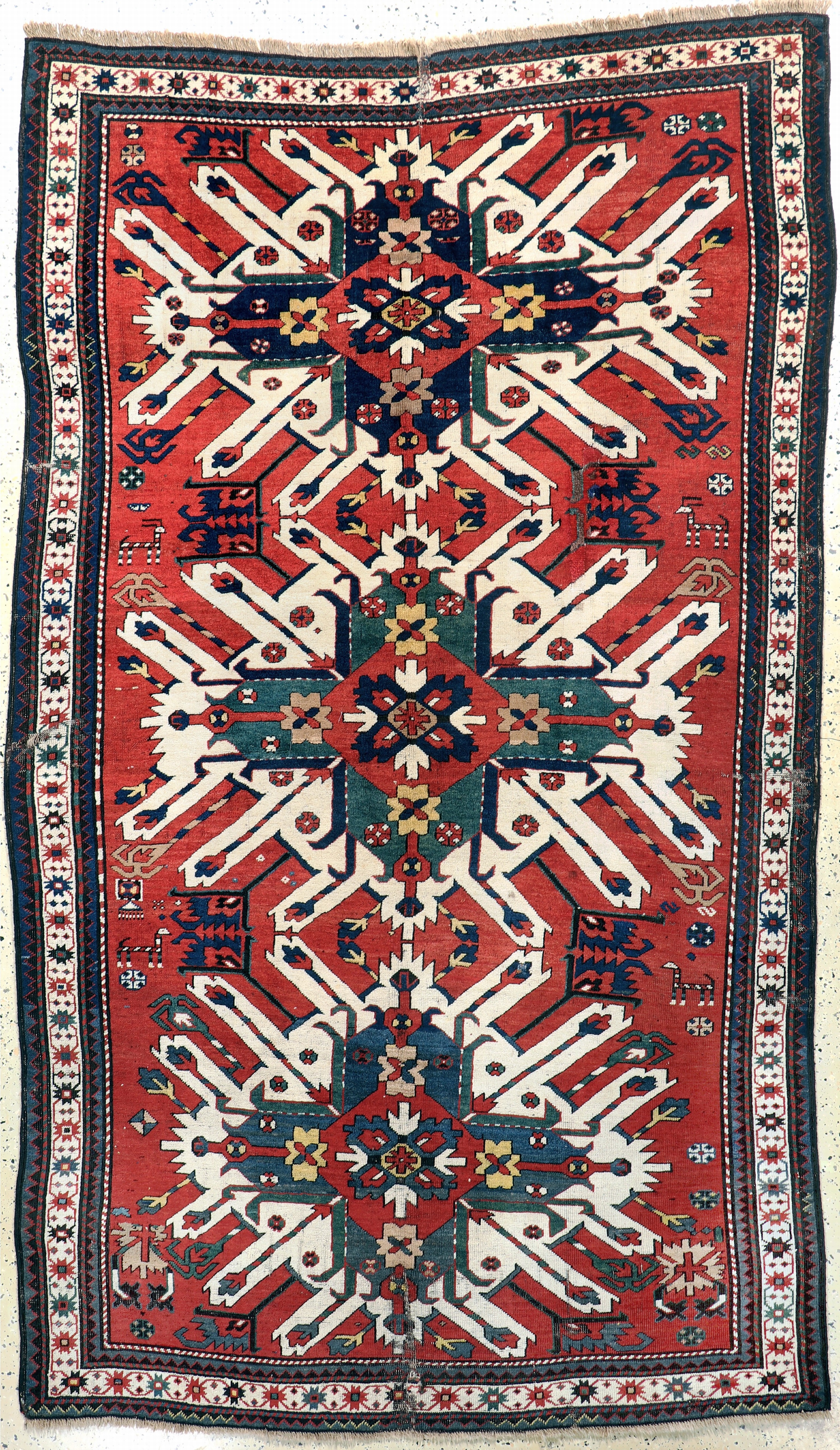 Image 27115872 - Tschelabert´Adler-Kazak´antik, Kaukasus, 19.Jhd, Wolle auf Wolle, ca. 273 x 160 cm, ...