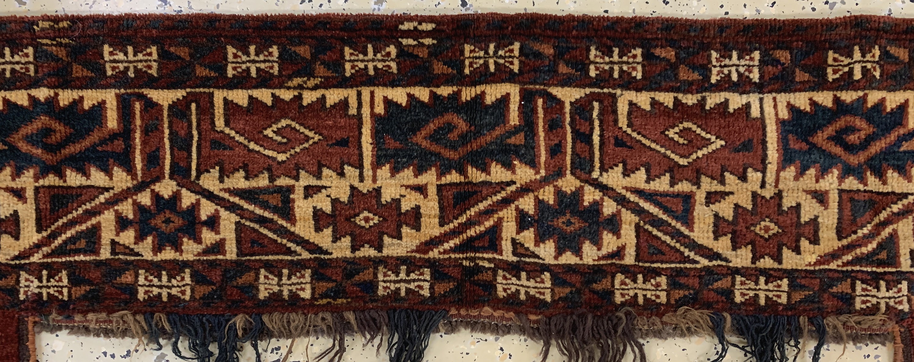 Detail c: Ersari"Kapunuk"antik, Turkmenistan, um 1900, Wolle auf Wolle, ca. 148 x 65 cm, EHZ: 2