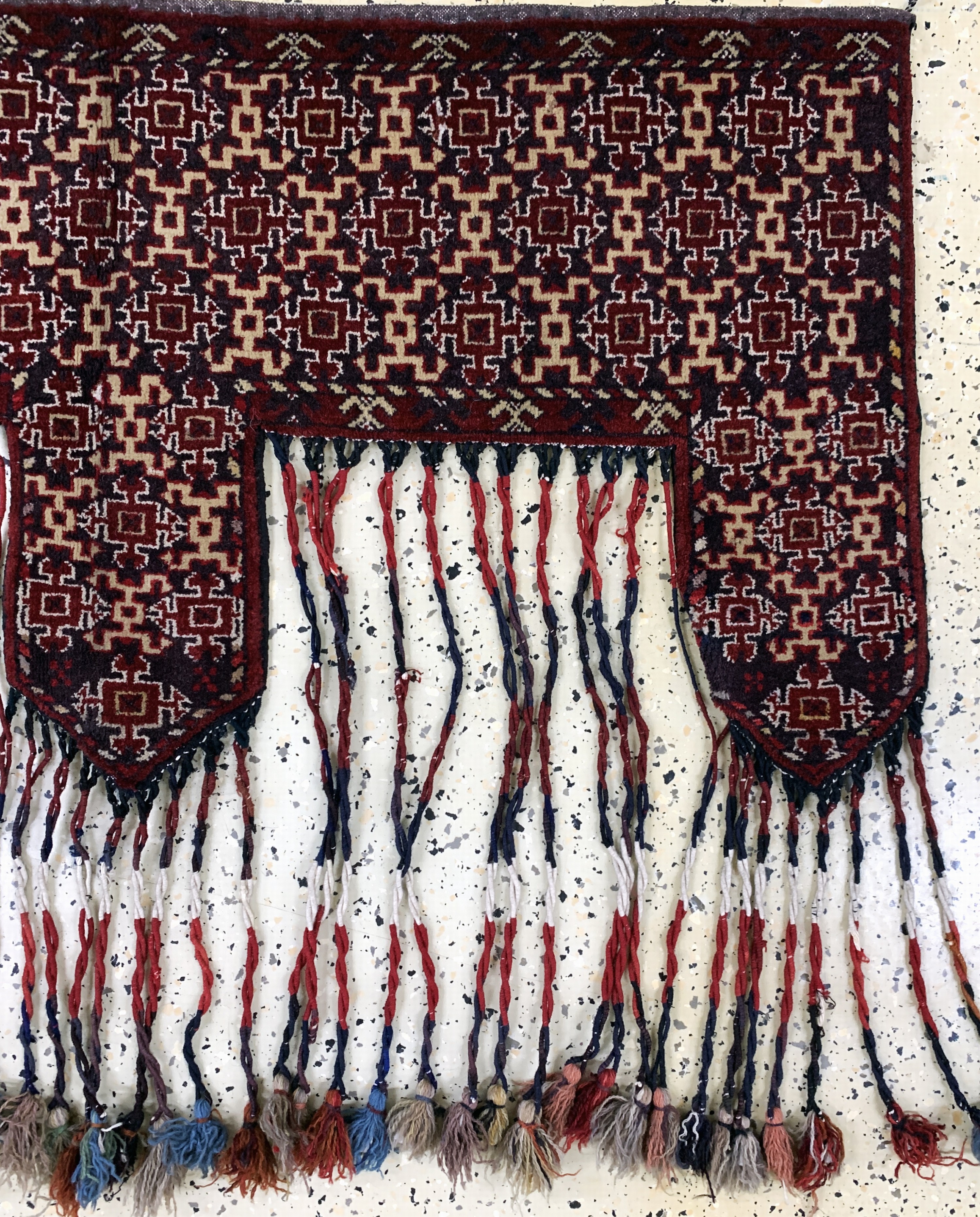 Detail a: Ersari"Kapunuk"alt, Turkmenistan, Anfang 20.Jhd, Wolle auf Wolle, ca. 122 x 60 cm, EHZ:2