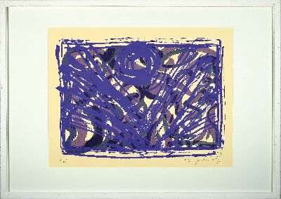 Image A.R. Penck, 1939-2017, Ohne Titel, Farbserigraphie, handsign. und bez. e.a., ca. ...