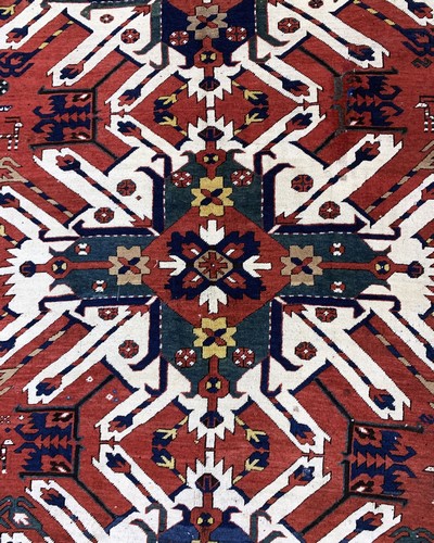 27115872h - Tschelabert´Adler-Kazak´antik, Kaukasus, 19.Jhd, Wolle auf Wolle, ca. 273 x 160 cm, ...