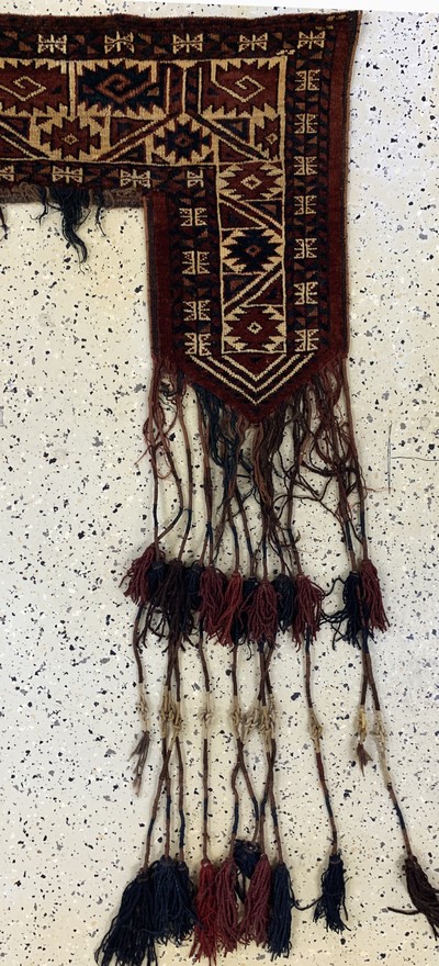 27115873a - Ersari´Kapunuk´antik, Turkmenistan, um 1900, Wolle auf Wolle, ca. 148 x 65 cm, EHZ: 2 ...