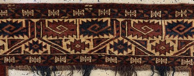 27115873c - Ersari´Kapunuk´antik, Turkmenistan, um 1900, Wolle auf Wolle, ca. 148 x 65 cm, EHZ: 2 ...