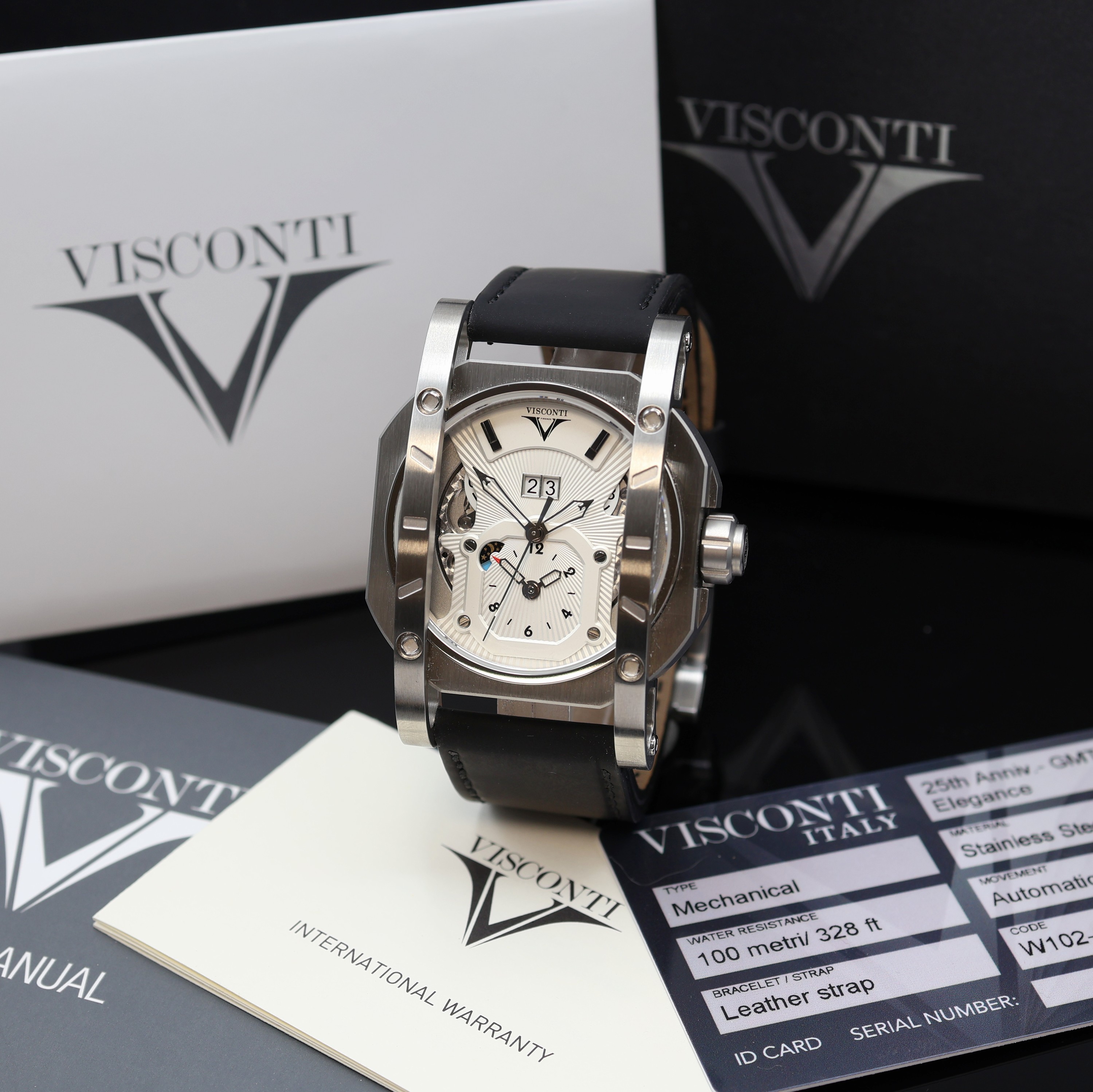 Image 27116068 - VISCONTI GMT Elegance auf 250 Stück limitierte Herrenarmbanduhr zum 25 Jährigen ...
