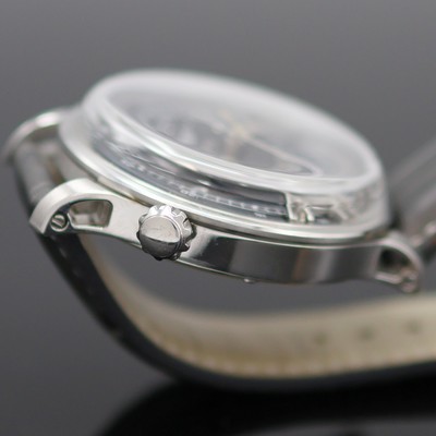 27116066d - VISCONTI Opera Herrenarmbanduhr in Stahl, Italien um 2025, Automatik, orig. Lederband m. ...