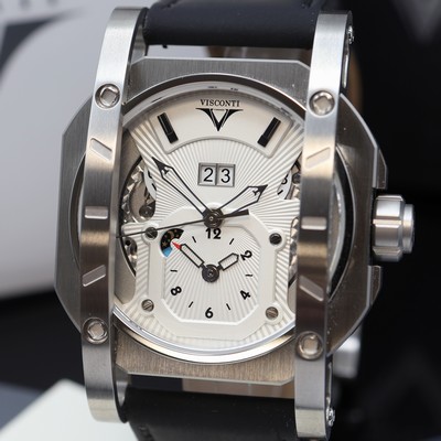 27116068a - VISCONTI GMT Elegance auf 250 Stück limitierte Herrenarmbanduhr zum 25 Jährigen ...
