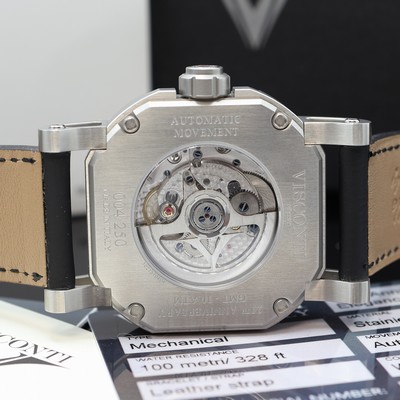 27116068d - VISCONTI GMT Elegance auf 250 Stück limitierte Herrenarmbanduhr zum 25 Jährigen ...