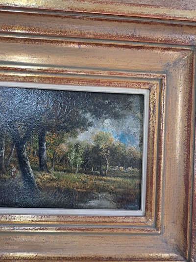27116095c - Narcisse Virgile Diaz de la Pena, 1807 Bordeaux-1876 Menton, Summery woodland landscape ...
