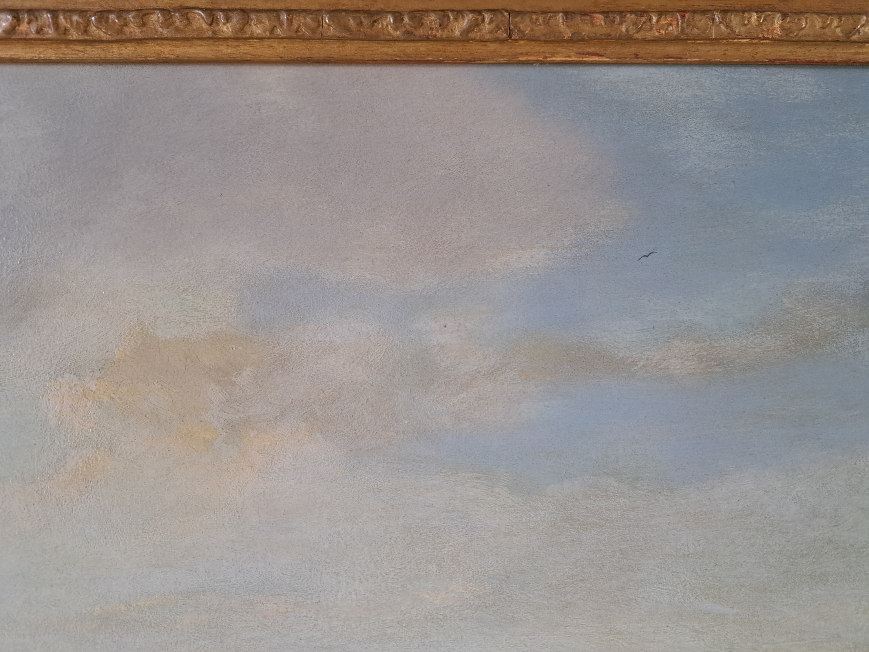 Detail m: Pieter Lodewijk Kluyver, 1816-1900 Amsterdam , Niederländische sommerliche Landschaft mit Bauernhaus und Bäuerin, Öl/Holz, links unten signiert, ...