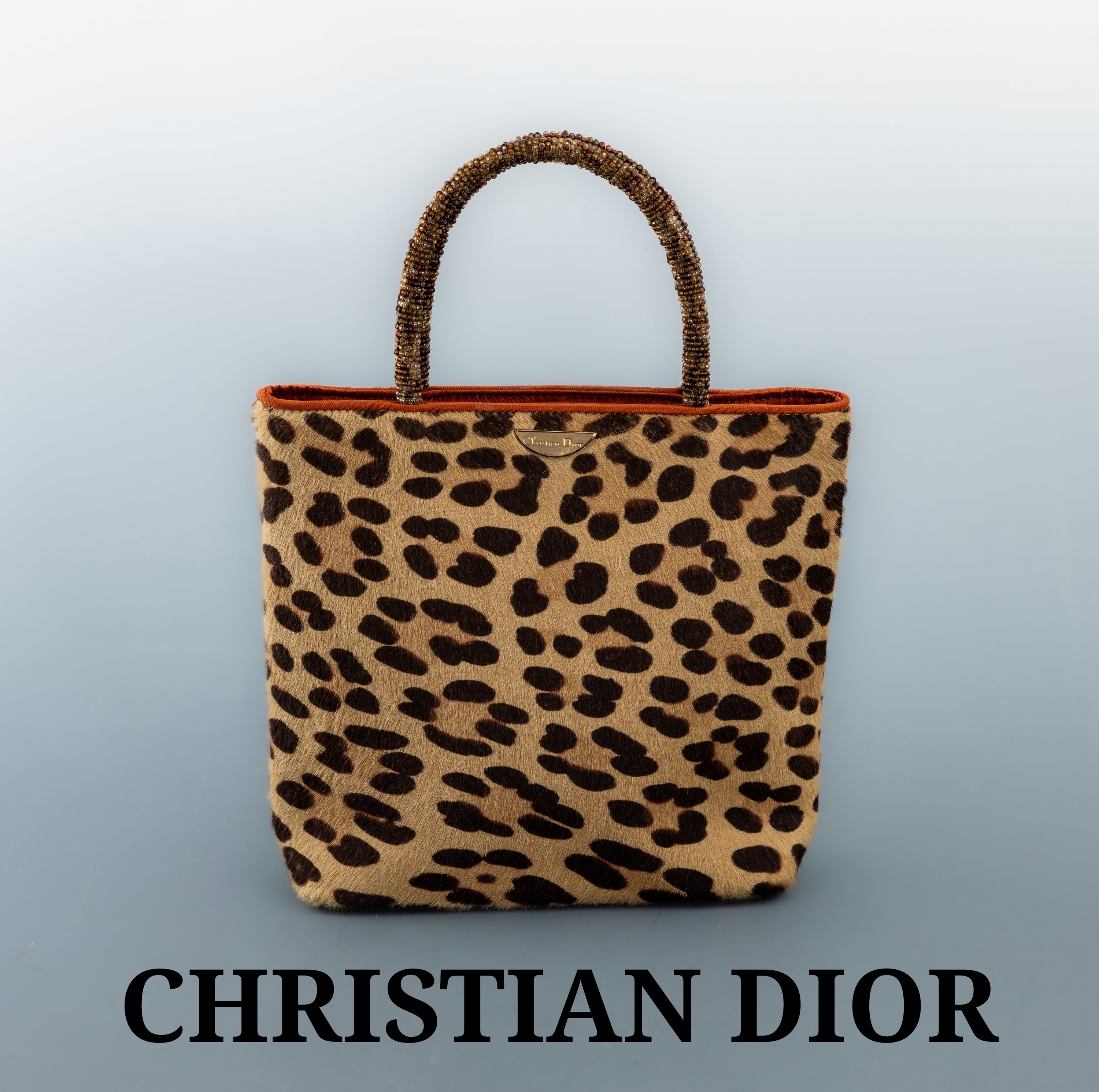 Image 27116194 - CHRISTIAN DIOR Vintage Ponyhair Tote, außenPonyfell mit Leopardenprint, innen Stoff in ...