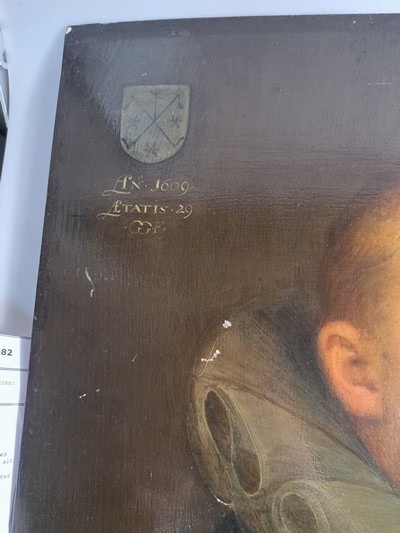27116111e - Gortzius Geldorp, 1553 Leuven-1618 Köln, Porträt eines 29jährigen Mannes mit Bart und ...