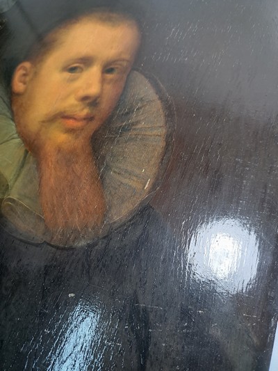 27116111i - Gortzius Geldorp, 1553 Leuven-1618 Köln, Porträt eines 29jährigen Mannes mit Bart und ...