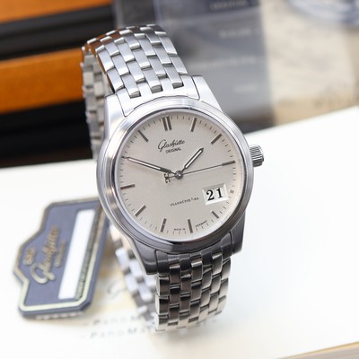 27116158b - GLASHÜTTE Original Senator Panoramadatum Herrenarmbanduhr in Edelstahl Referenz ...