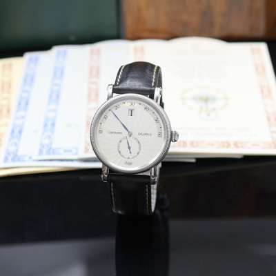 Image CHRONOSWISS Delphis gents wristwatch in stainless steel reference CH 1423, self winding, ...