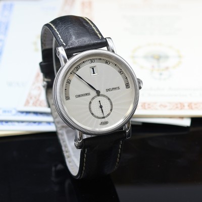 27116162b - CHRONOSWISS Delphis Herrenarmbanduhr in Edelstahl Referenz CH 1423, Automatik, beids. ...