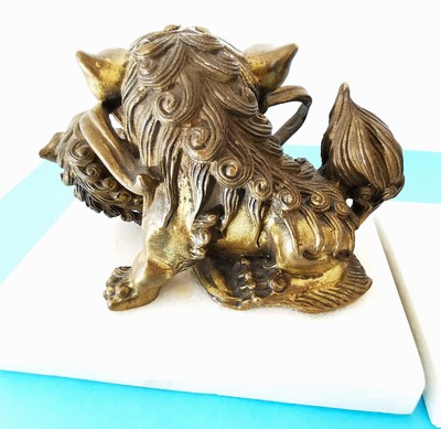 27116163d - Paar Foohunde bzw. Wächterlöwen, China, 20.Jh., Bronze, variierende Darstellungen, ...