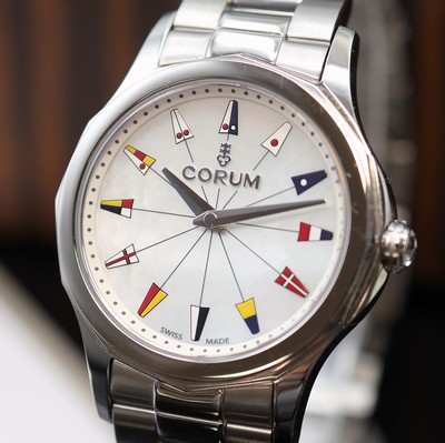 27116278a - CORUM Admiral`s Cup Legend ungetragene Damenarmbanduhr Referenz 01.0132, quarz, ...