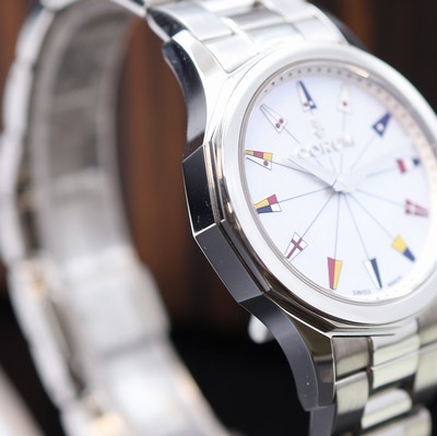 27116278c - CORUM Admiral`s Cup Legend ungetragene Damenarmbanduhr Referenz 01.0132, quarz, ...