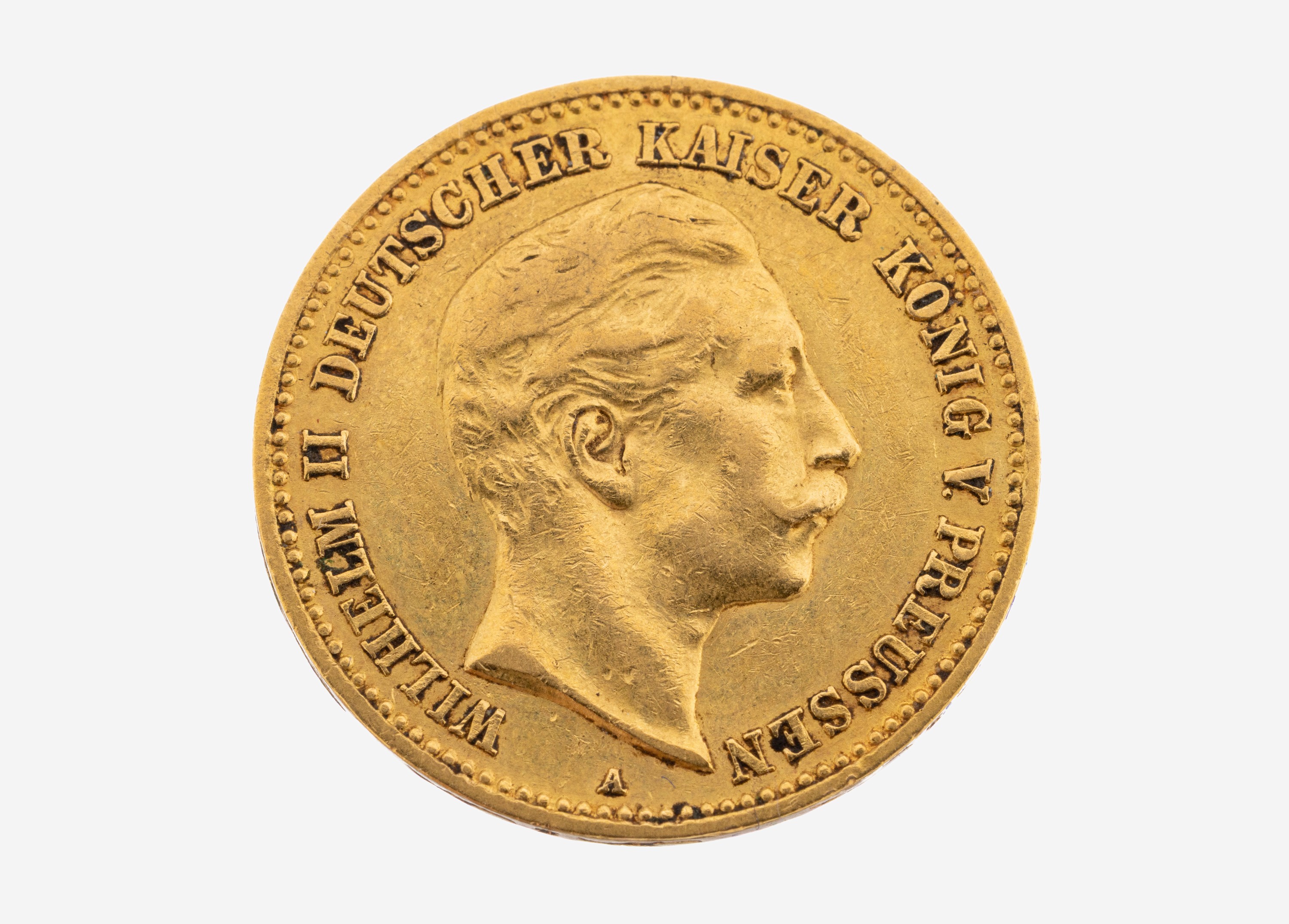 Image 27116317 - Goldmünze, 10 Mark, Deutsches Reich, 1903, Wilhelm II. Deutscher Kaiser König von ...