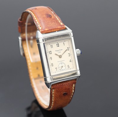 27116304b - PHILIPPE DU BOIS Herrenarmbanduhr Rectangulaire, Schweiz um 2000, Handaufzug, ...