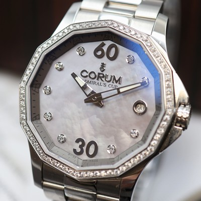 27116307a - CORUM Admiral´s Cup Legend 38 ungetragene Armbanduhr Referenz 082.101.47/F149 PK11, ...