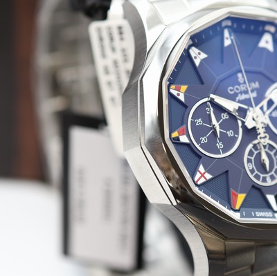 27116308c - CORUM Admiral´s Cup ungetragene Herrenchronograph Referenz 984.101.20/V705AB12, ...