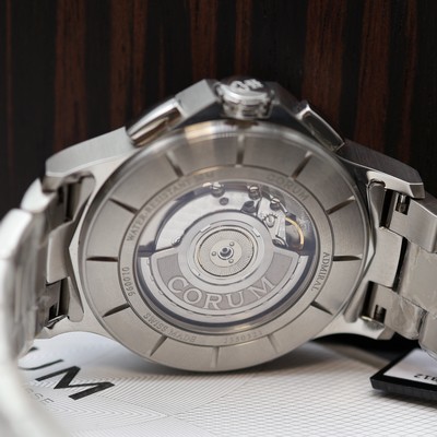 27116308e - CORUM Admiral´s Cup ungetragene Herrenchronograph Referenz 984.101.20/V705AB12, ...