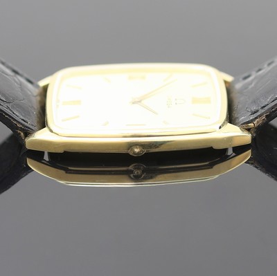 27116350c - OMEGA Armbanduhr in GG 750/000 Referenz 191.0079, Schweiz 1980er Jahre, 2-teil. Geh., ...