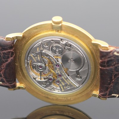 27116355e - AUDEMARS PIGUET very fine and rare 18k yellow gold gents wristwatch, manual winding, ...