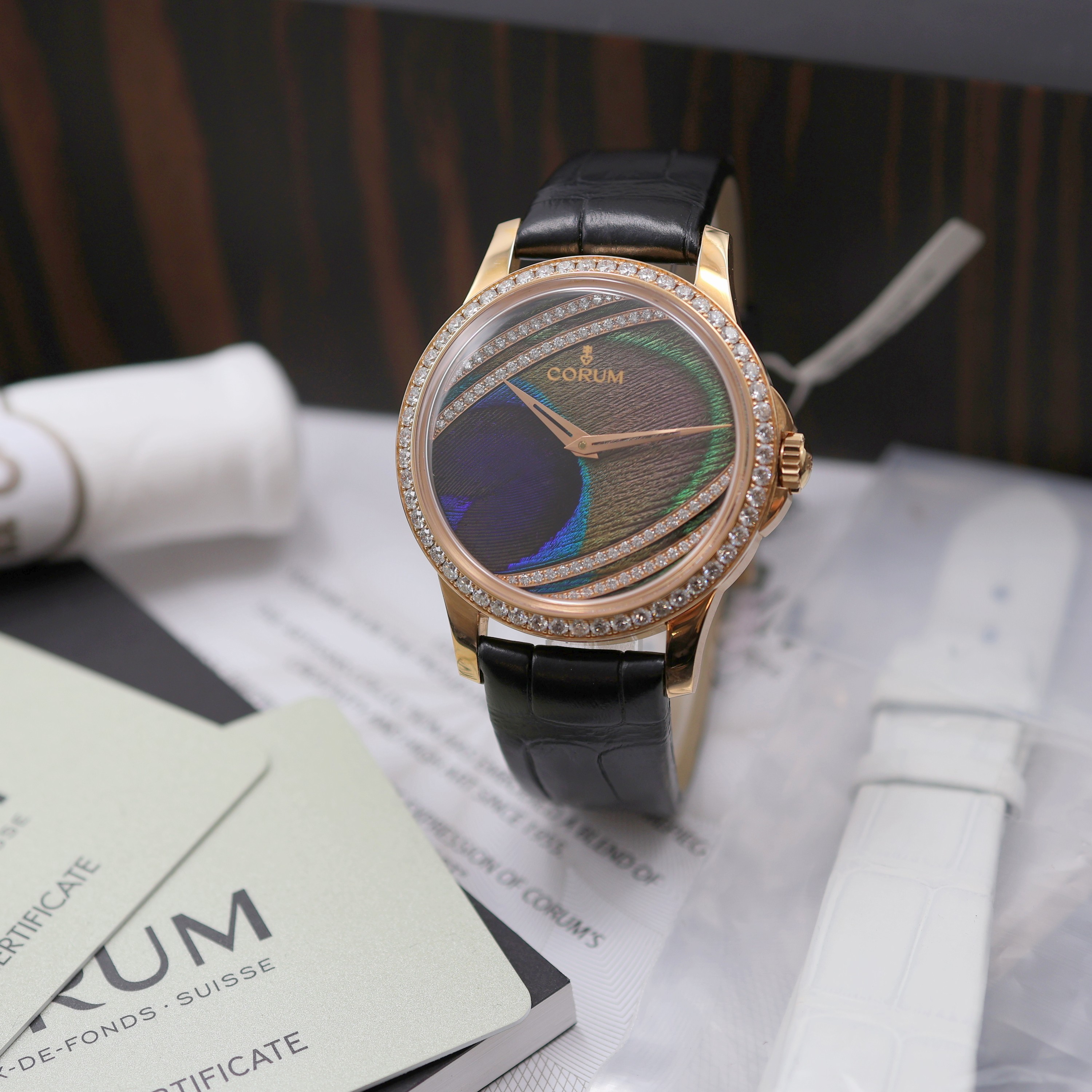 Image 27116511 - CORUM Heritage ungetragene Armbanduhr mit Diamanten Referenz 110.601.85/0049 PL92, ...