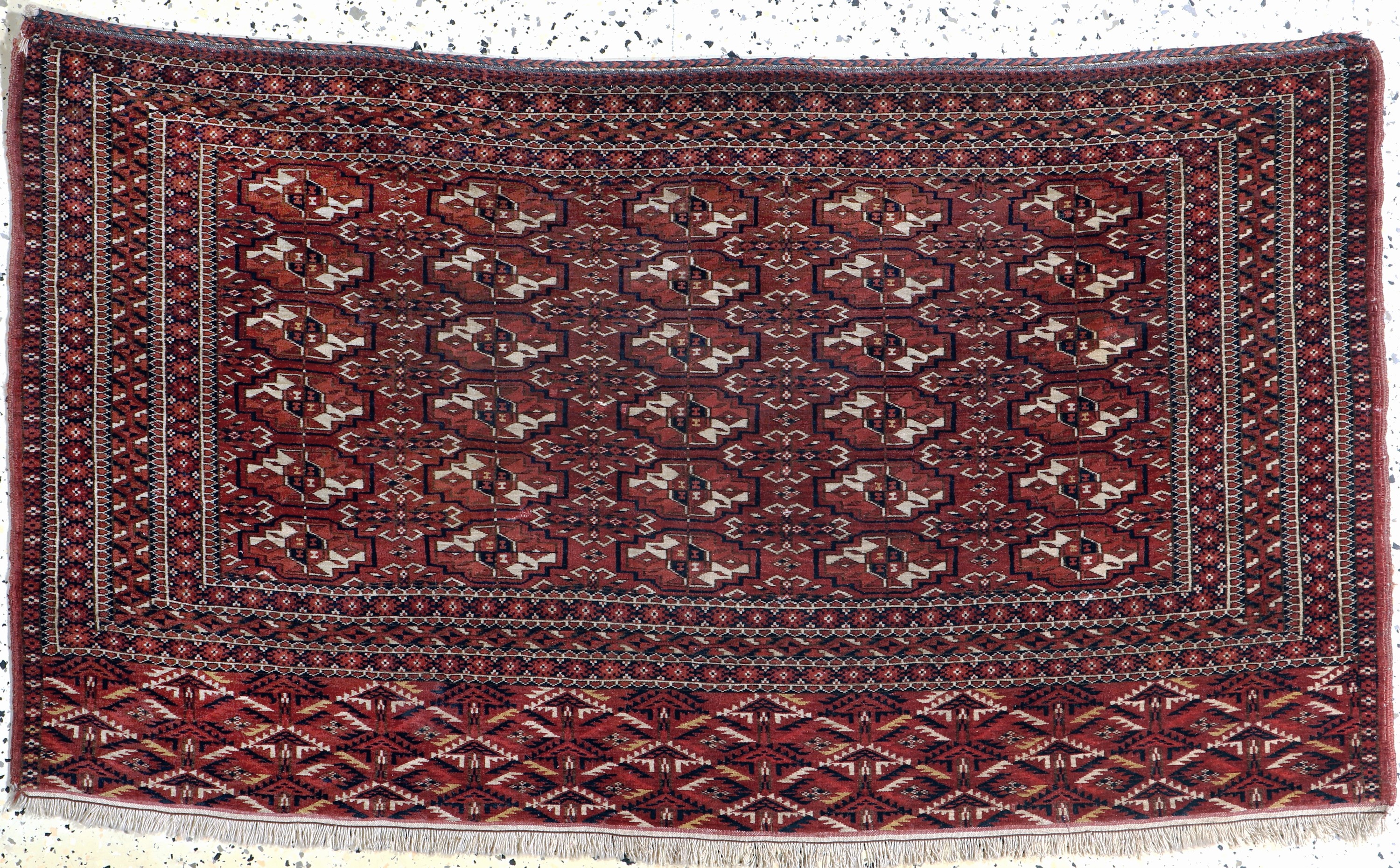 Image 27116517 - Tekke Tschowal antik, Turkmenistan, 19.Jhd,Wolle auf Wolle, ca. 130 x 73 cm, EHZ: 3 ...